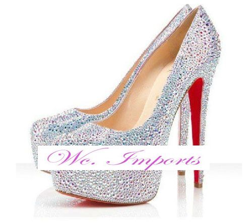 Pump com cristais Swarovski